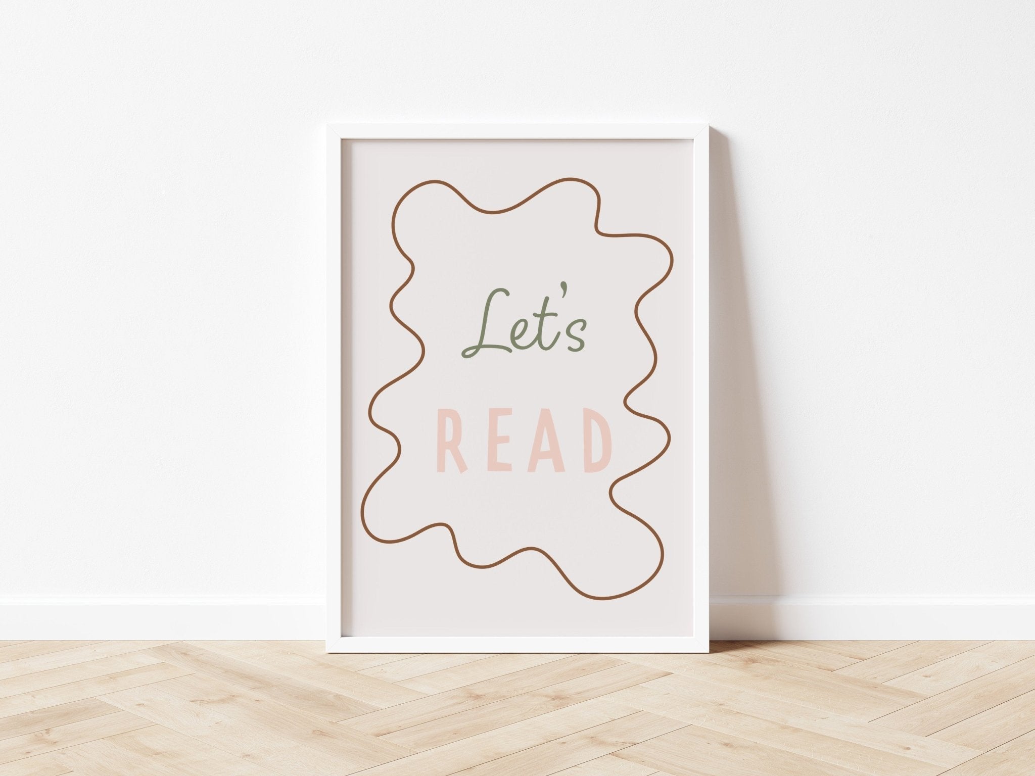 Let's Read - Wavy Edition - Fine Art Print