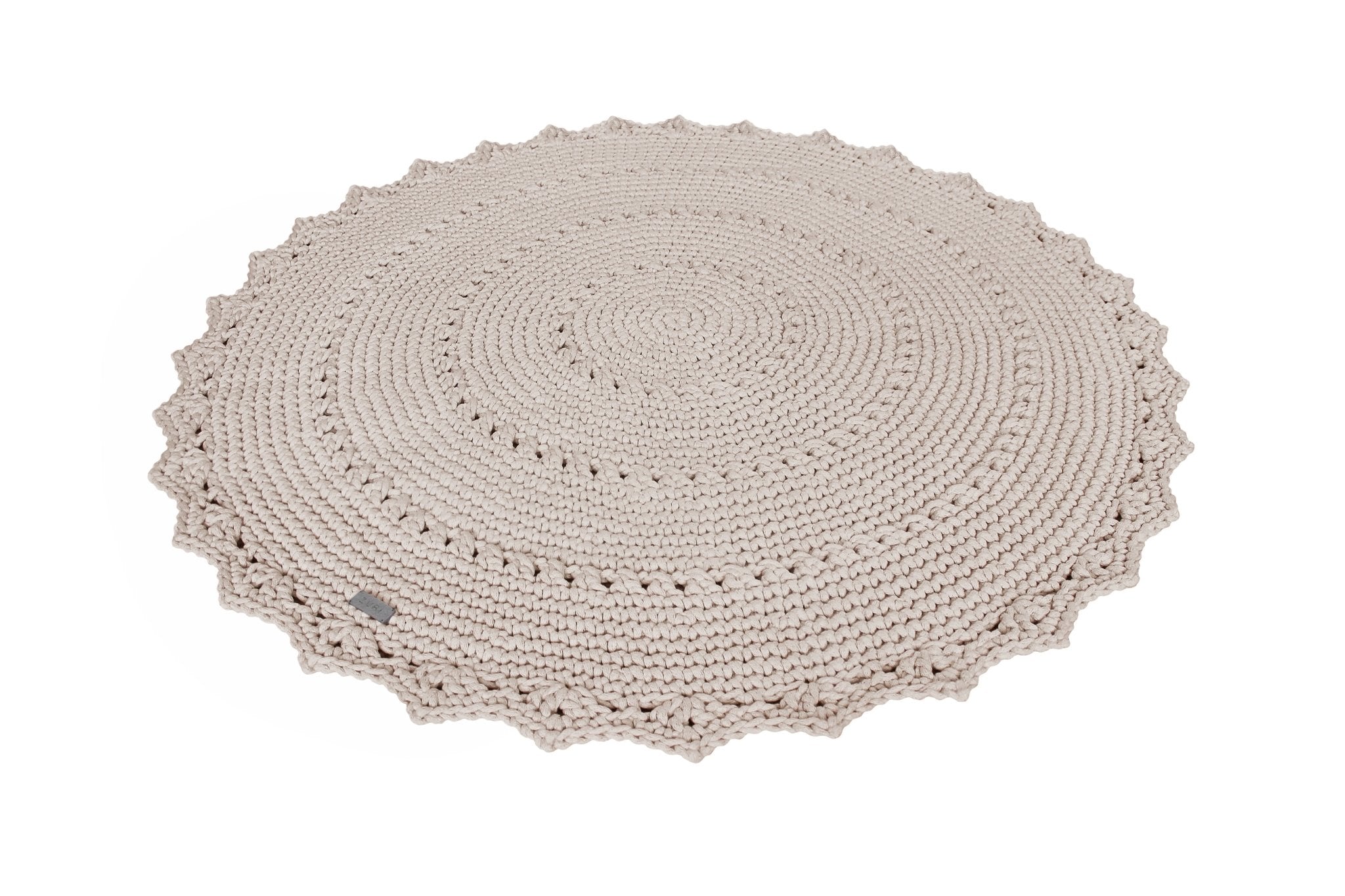 Crochet Rug MANDALA | BEIGE