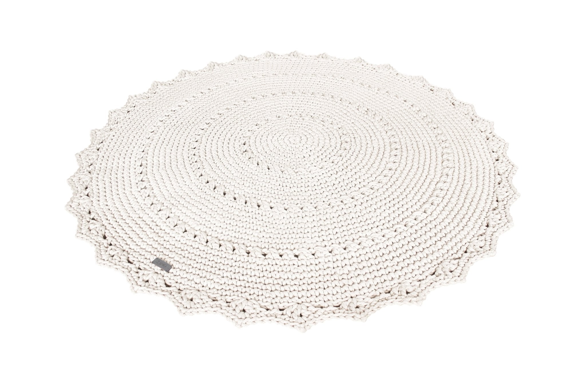 Crochet Rug MANDALA | IVORY