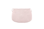Crochet Basket, Size L | PALE PINK