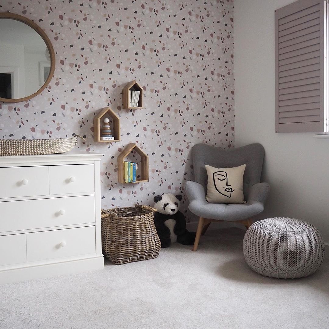 Knitted Pouffe, Medium | OATMEAL