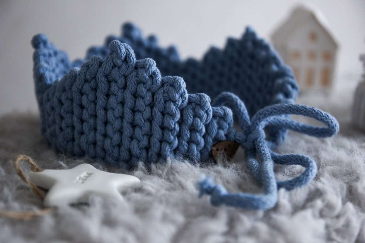 Crochet Crown | BABY BLUE