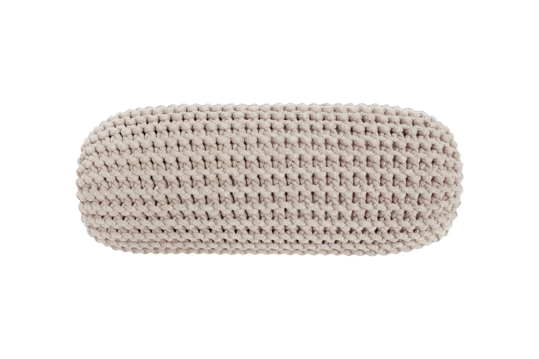 Knitted Neck Cushion | BEIGE