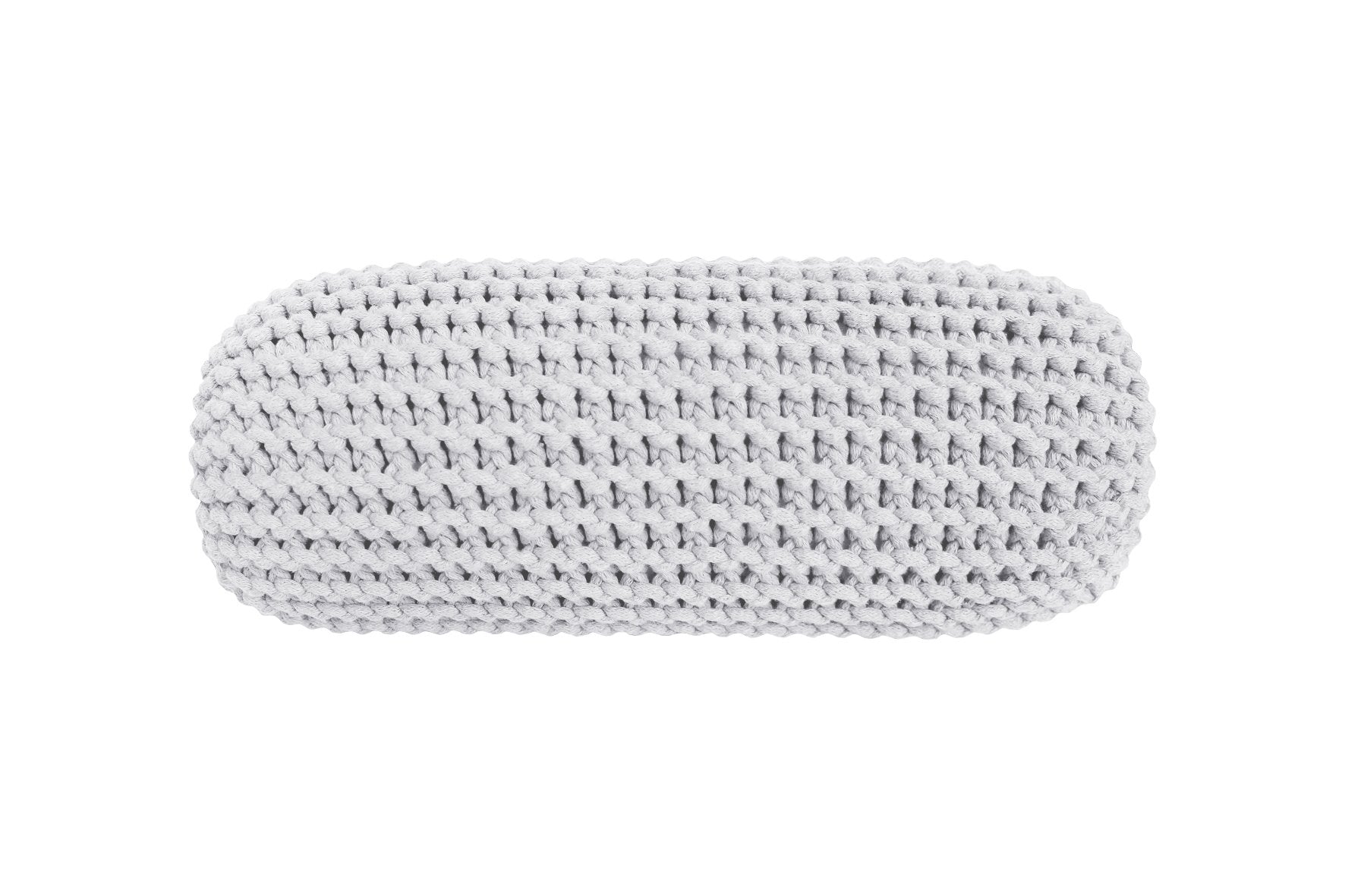 Knitted Neck Cushion | LIGHT GREY