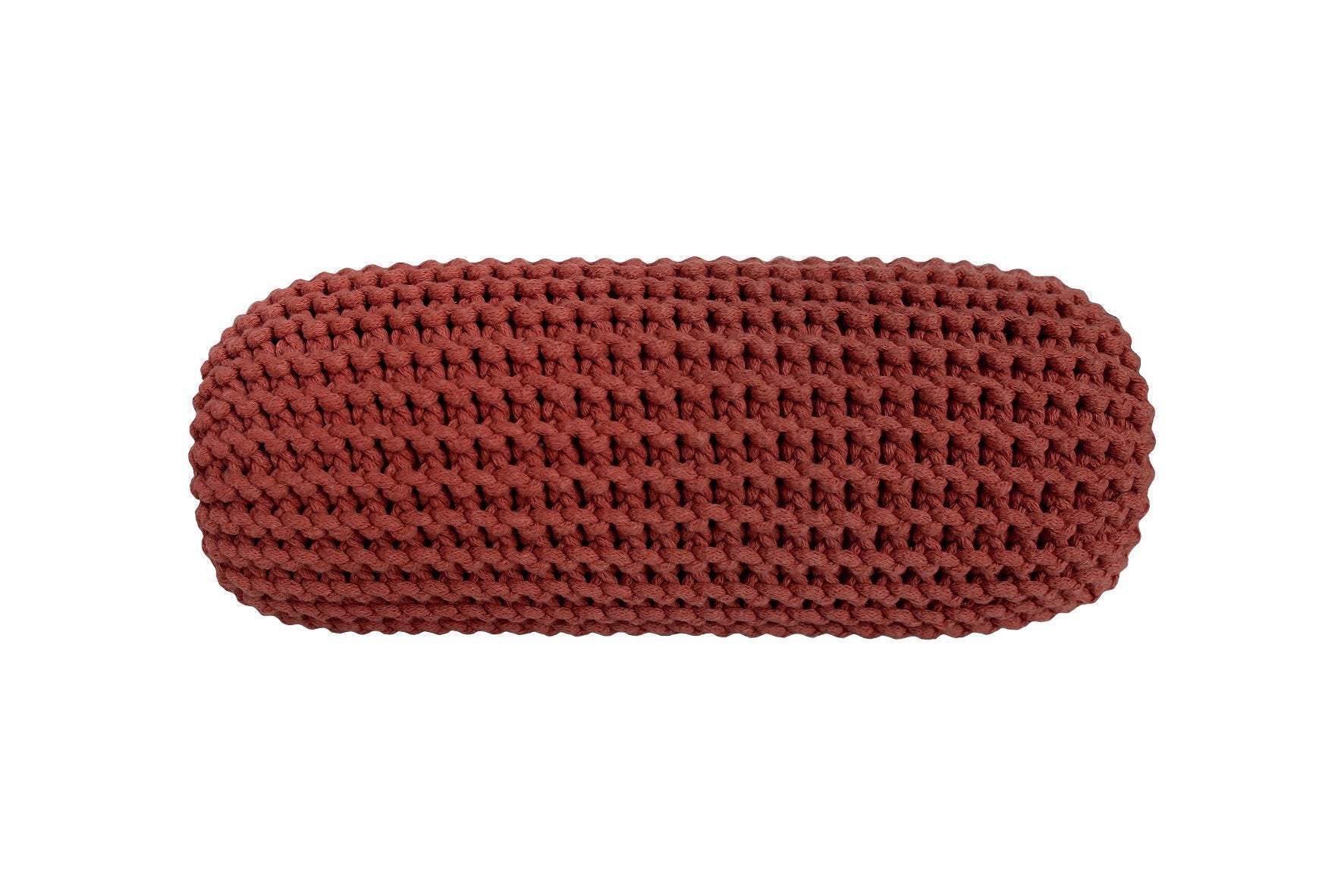 Knitted Neck Cushion | TERRACOTTA