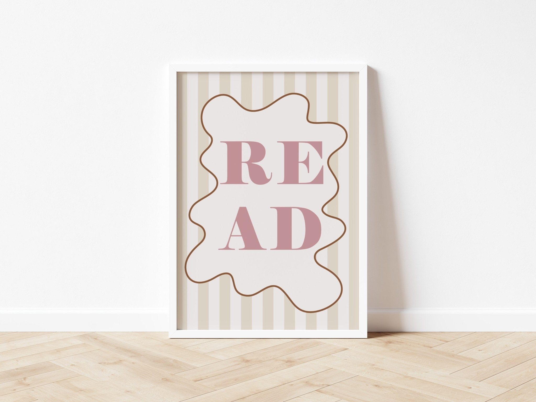 READ - Stripy Edition - Fine Art Print