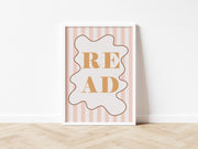READ - Stripy Edition - Fine Art Print