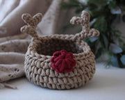 Reindeer Basket | Mocha
