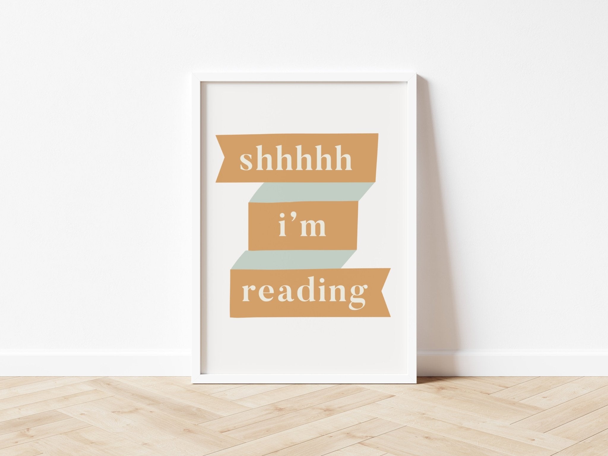Shhhh I'm Reading - Fine Art Print
