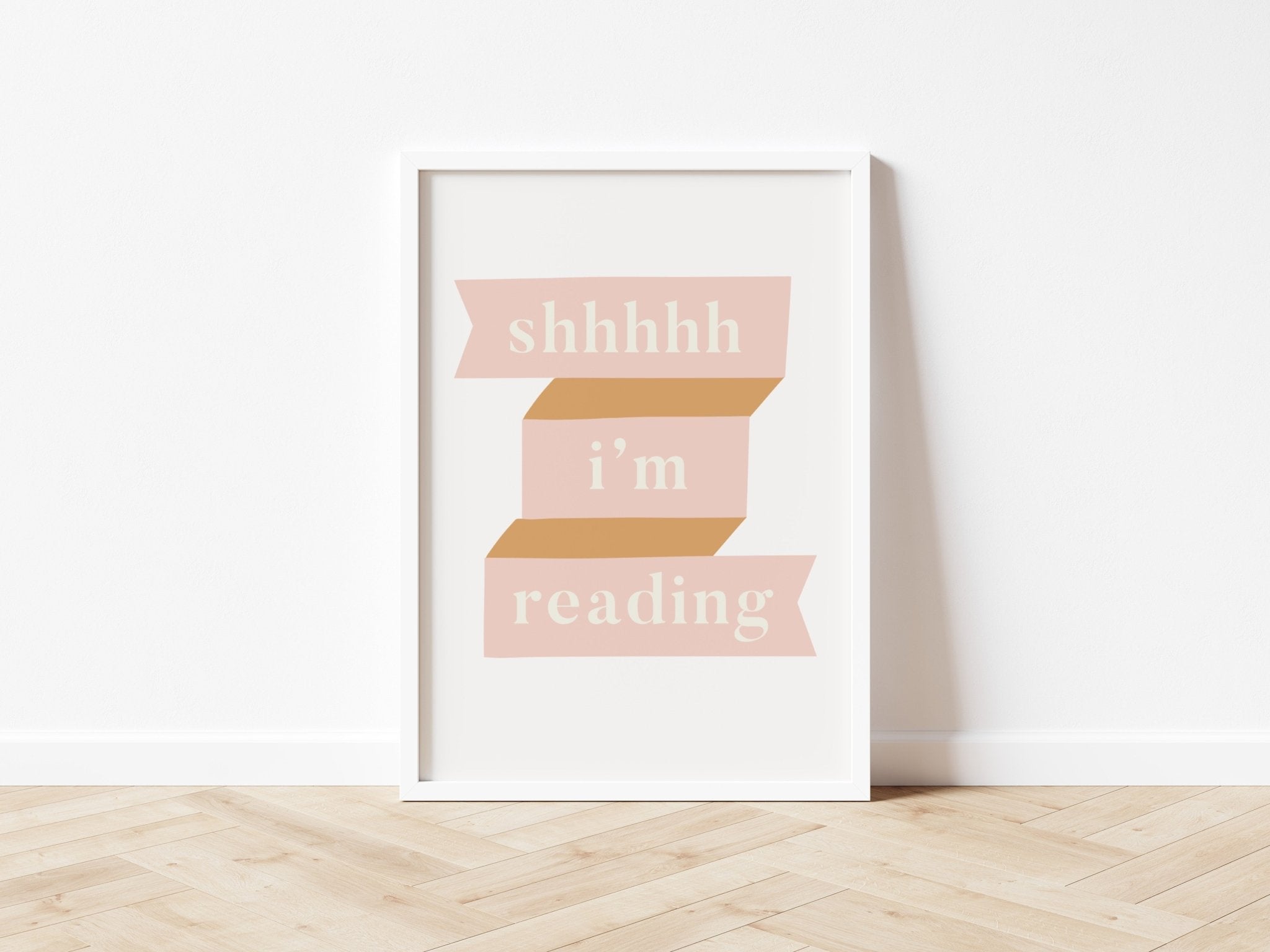 Shhhh I'm Reading - Fine Art Print
