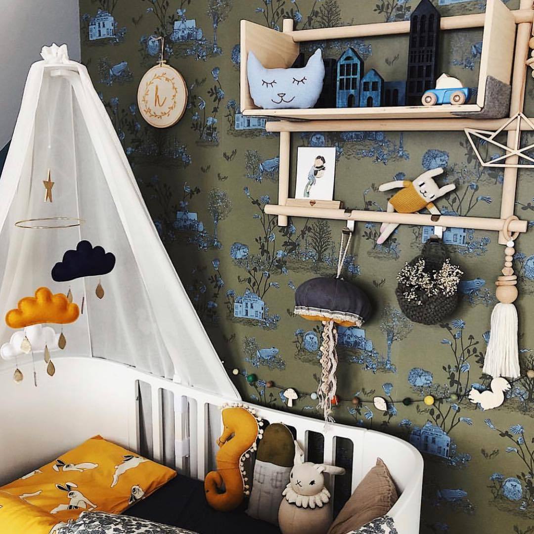 Crochet Basket, Small | OLIVE GREEN