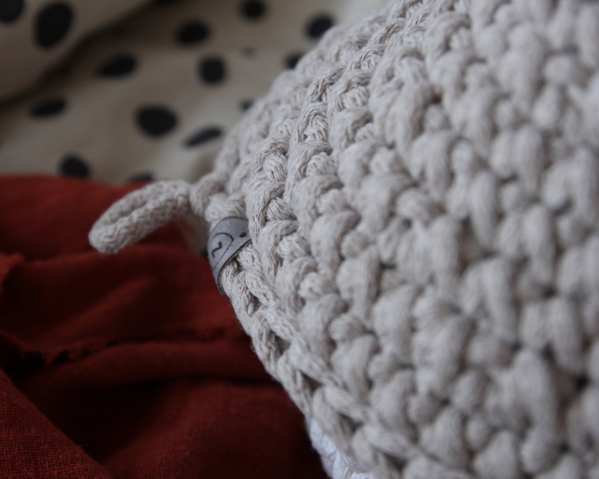 Smurf Basket | IVORY & OATMEAL