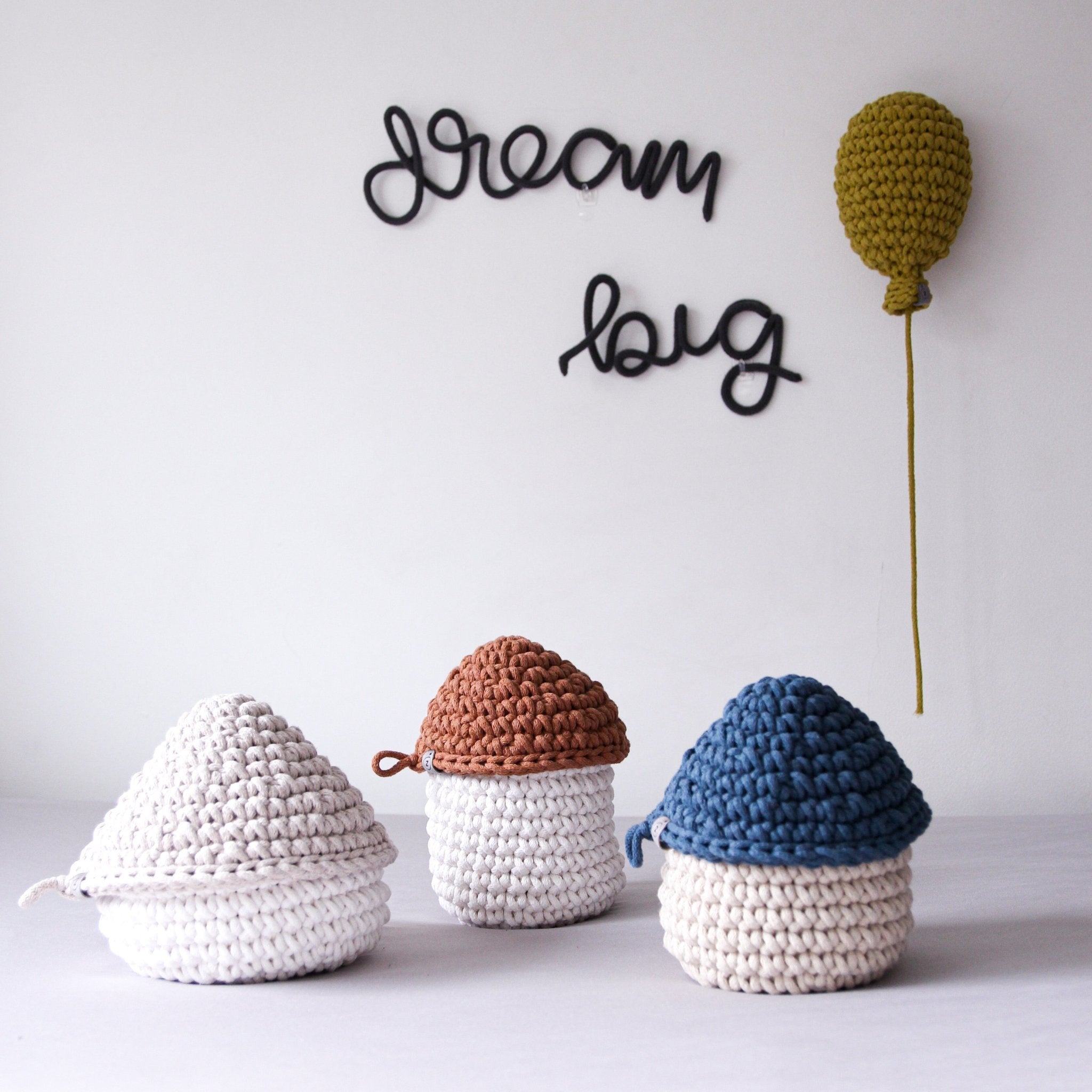 Smurf Basket | BEIGE & PETROL