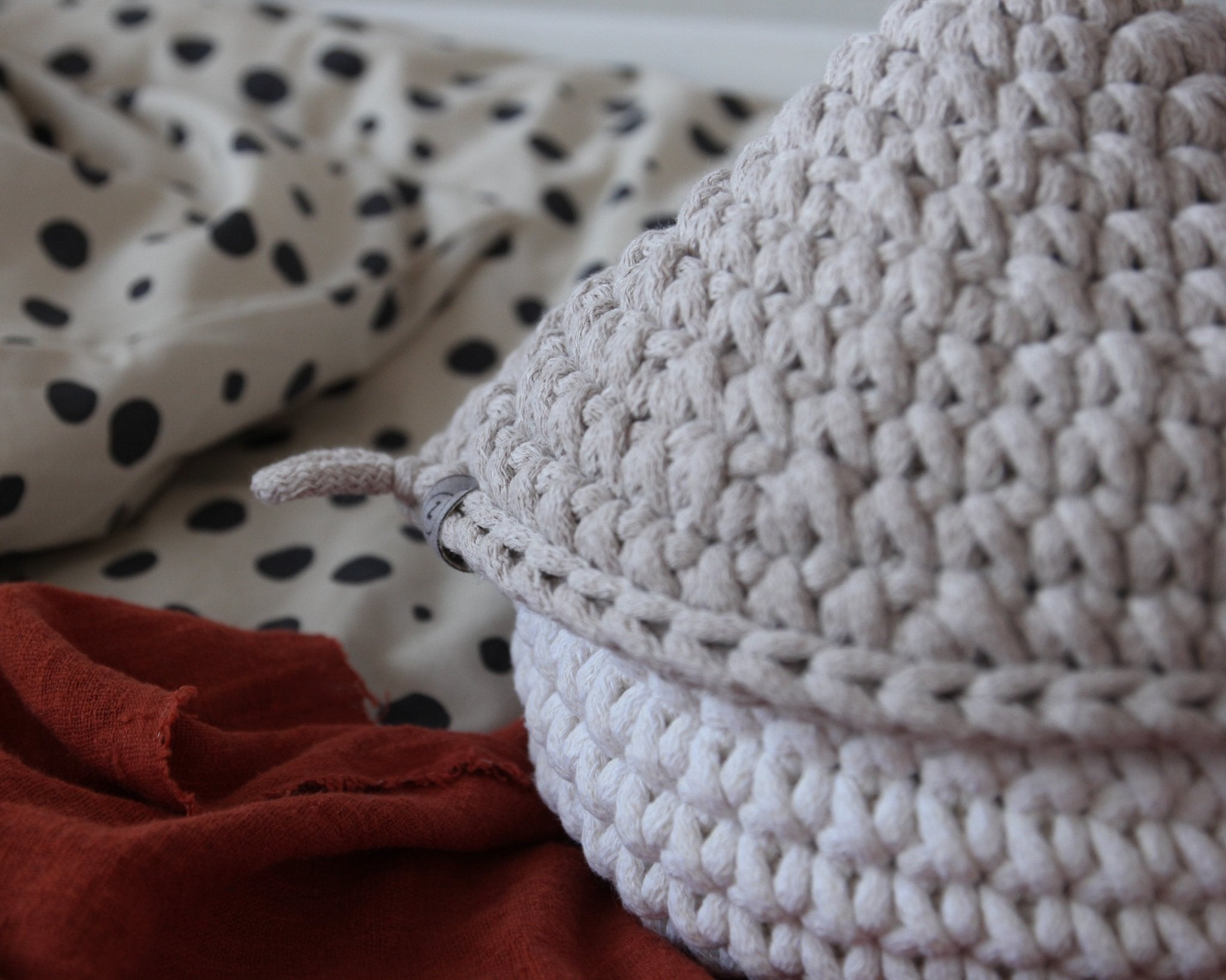 Smurf Basket | IVORY & OATMEAL