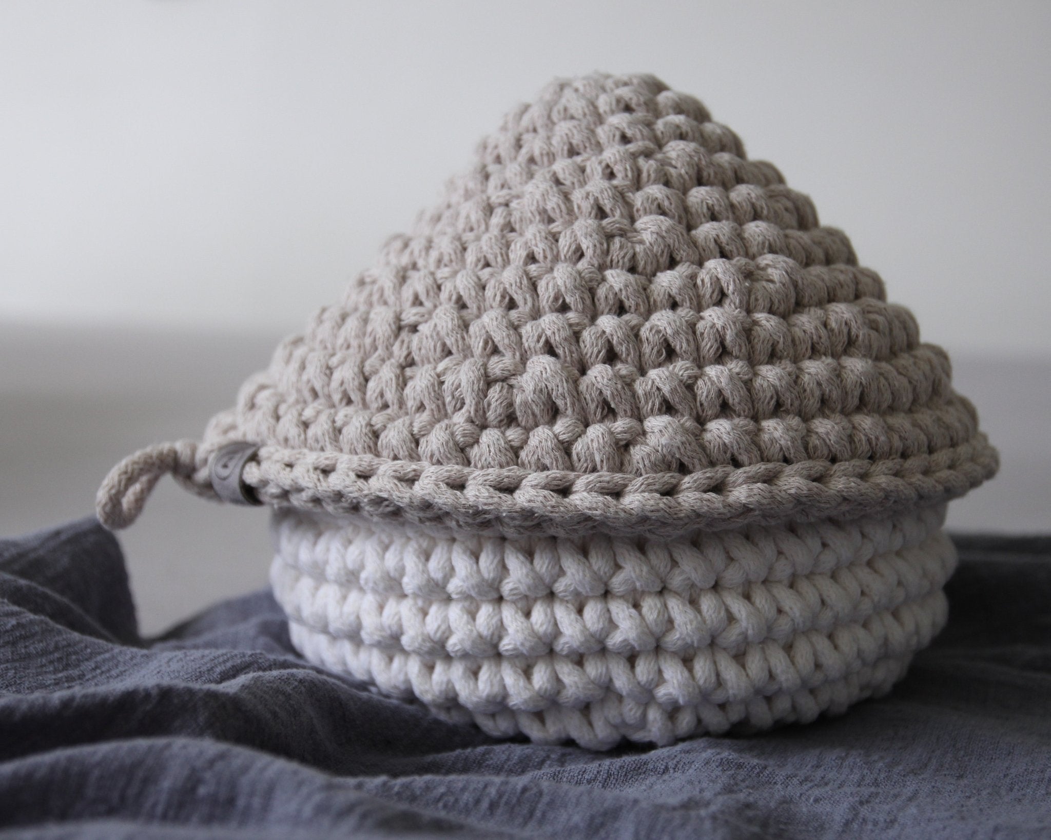 Smurf Basket | IVORY & OATMEAL