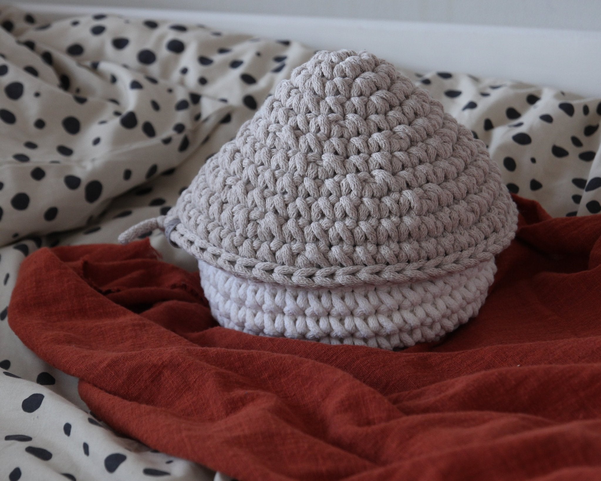 Smurf Basket | IVORY & OATMEAL