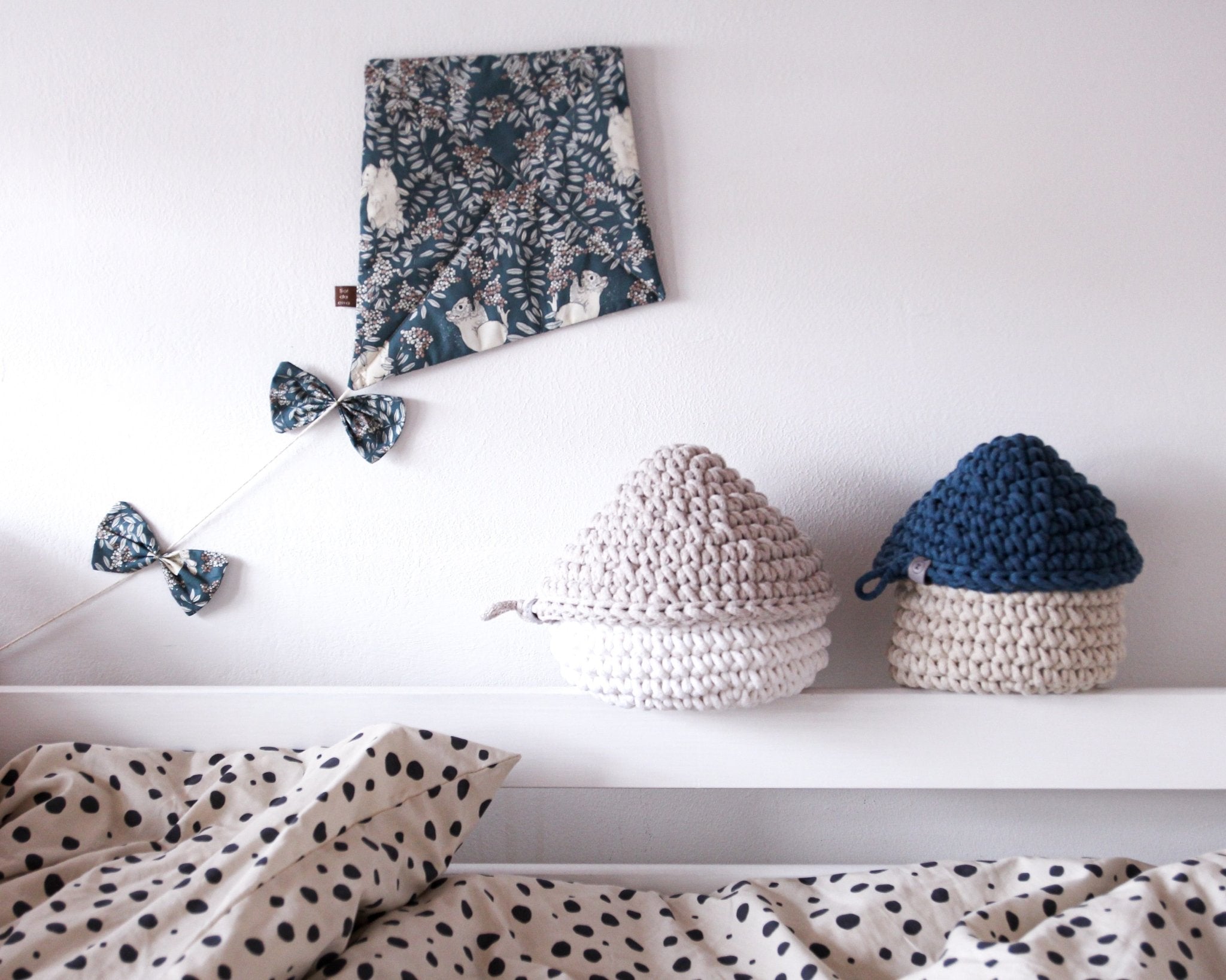 Smurf Basket | IVORY & OATMEAL