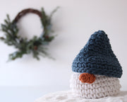 Crochet Snowman Basket