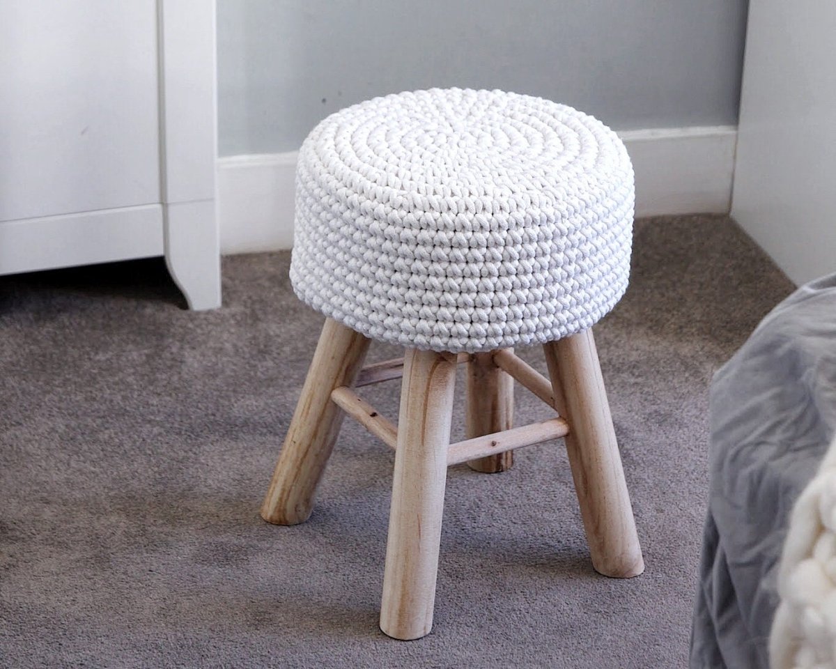 Stool Cover - Crochet Pattern