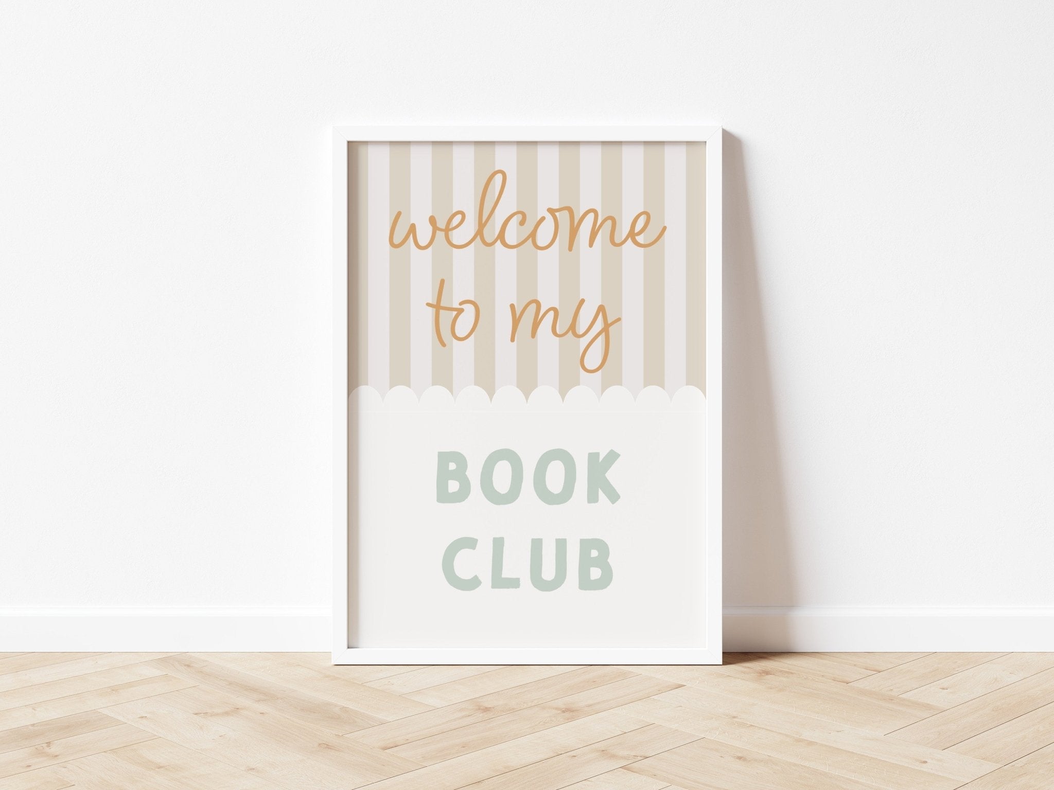 Welcome to My Book Club - Fine Art Print