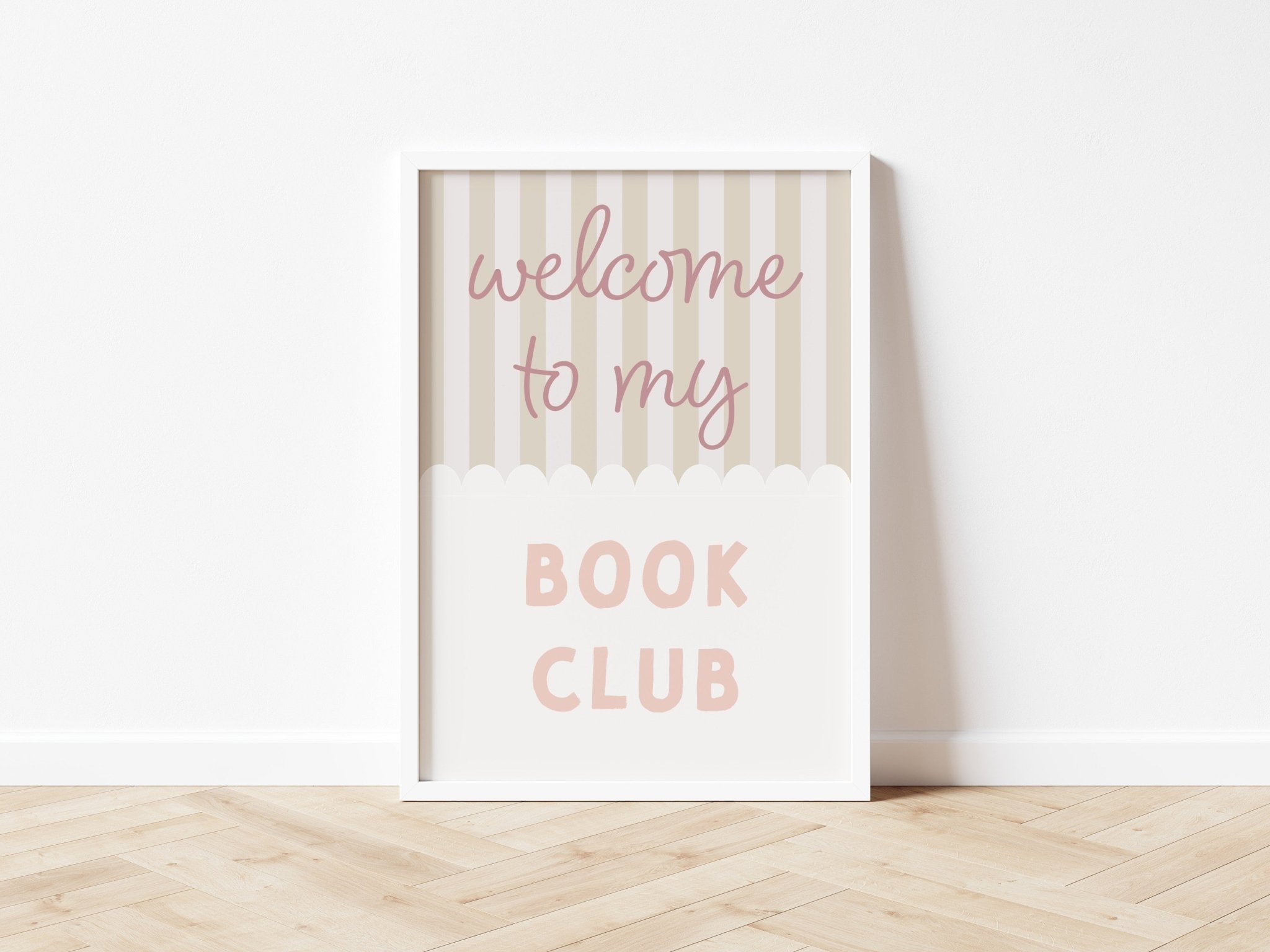 Welcome to My Book Club - Fine Art Print